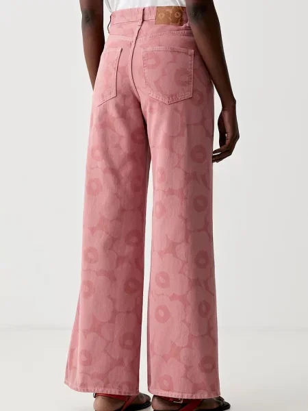 Marimekko wide leg farmer női rózsaszín
