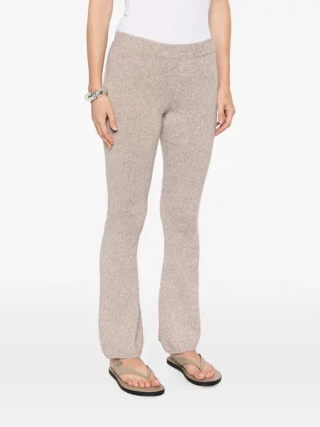 Pantaloni Ely Ely tricotate evazate