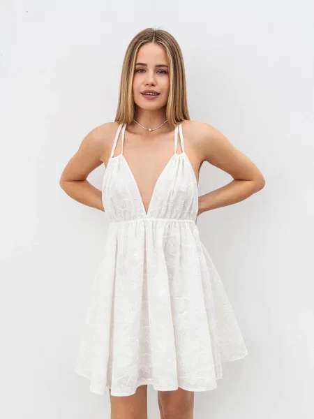 Сукня міні Romashka Камелія білий