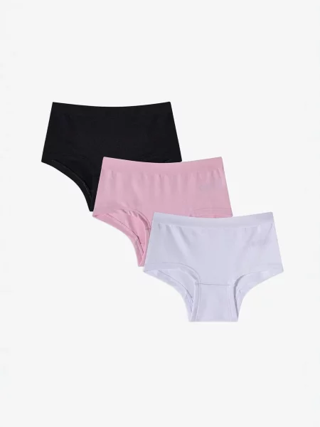Penti Gaće PENTI Mädchen Basic Hipster Slip roza / crna bijela