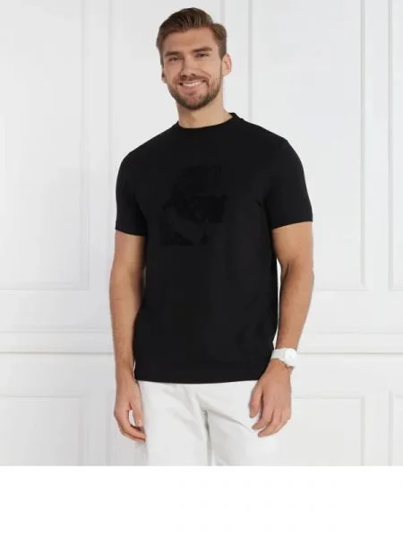Karl Lagerfeld Póló CREWNECK fekete