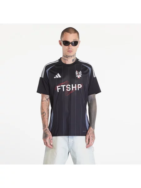 Μπλούζα Adidas Performance από ζέρσεϋ μαύρο