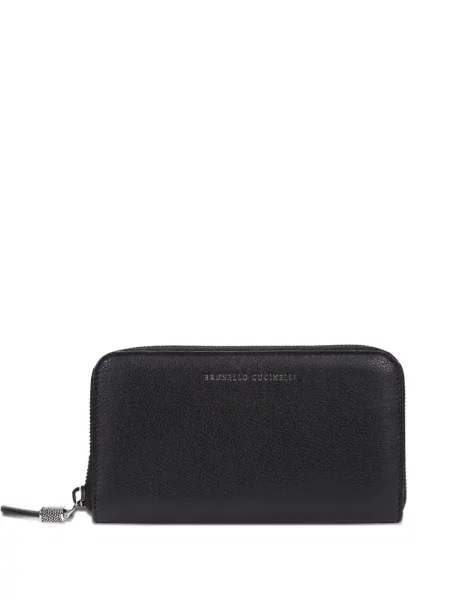 Portofel Brunello Cucinelli din piele negru