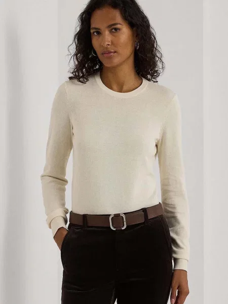 Lauren Ralph Lauren sweter lekki beżowy