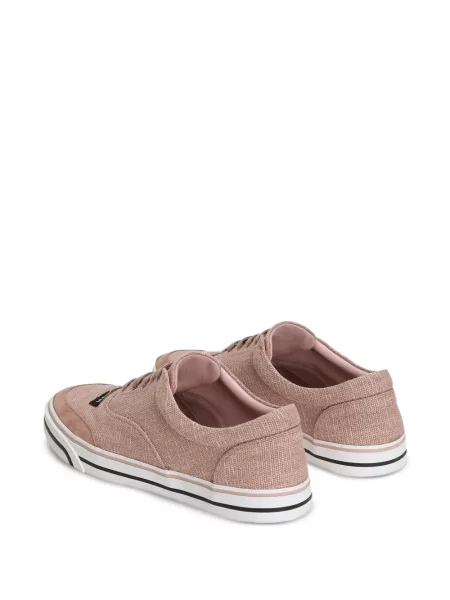 Sneakerși Dolce & Gabbana cu autograf roz