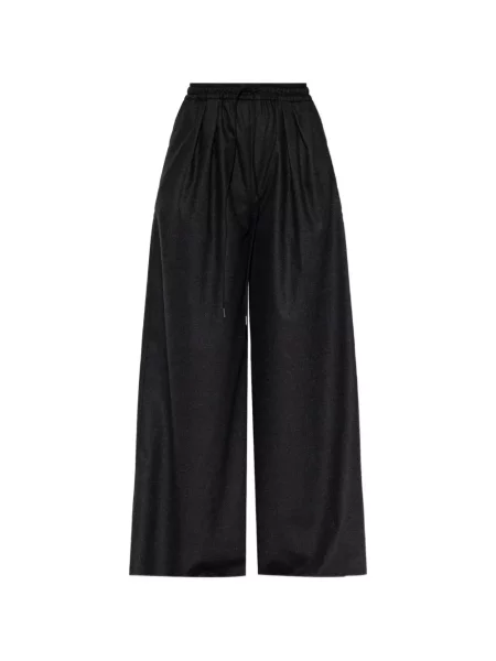 Pantaloni Max Mara de lână gri