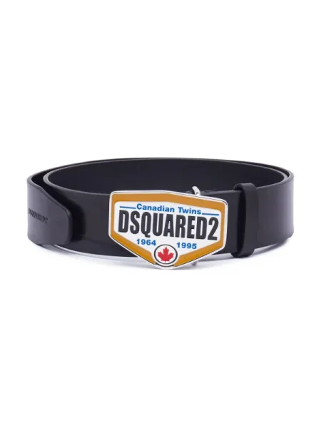 Bőr öv Dsquared2 fekete