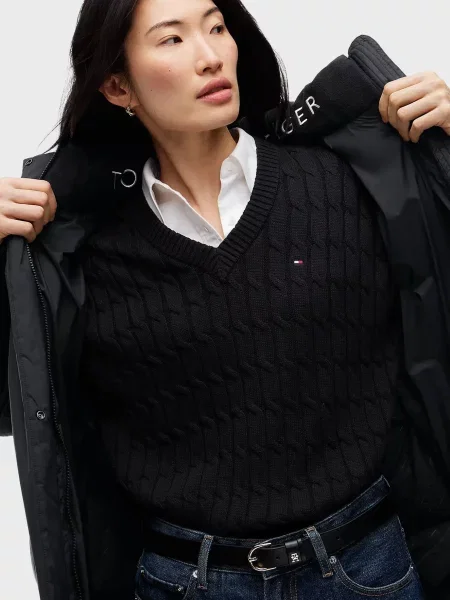 Пуховик Tommy Hilfiger черный