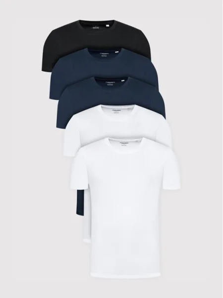 Jack & Jones Set de tricouri﻿ Organic Basic Colorat Regular Fit alb