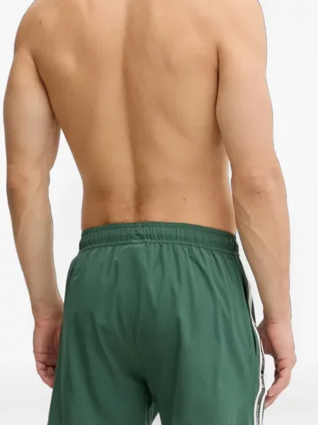 Fürdőruha Ea7 Emporio Armani autogrammal zöld