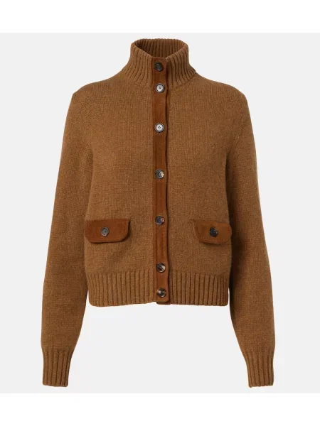 Kurtka Loro Piana z kaszmiru brązowa