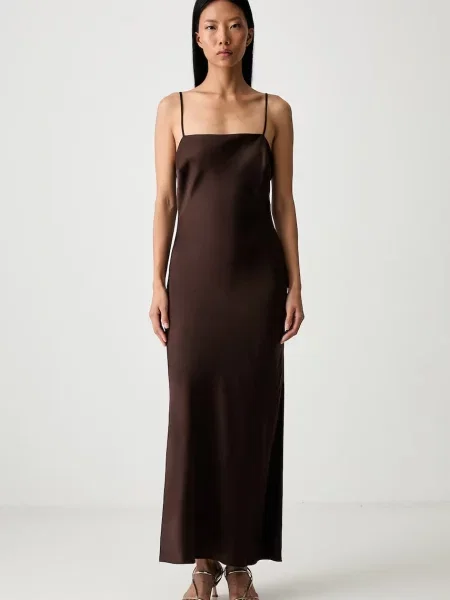 Bardot rochie lenjerie intimă MARLO maro