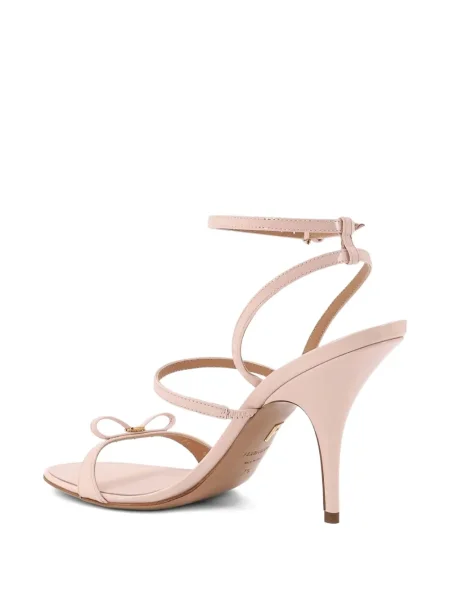 Sandale Ferragamo cu funde roz