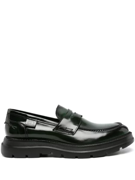 Pantofi loafer Giuliano Galiano din piele verde