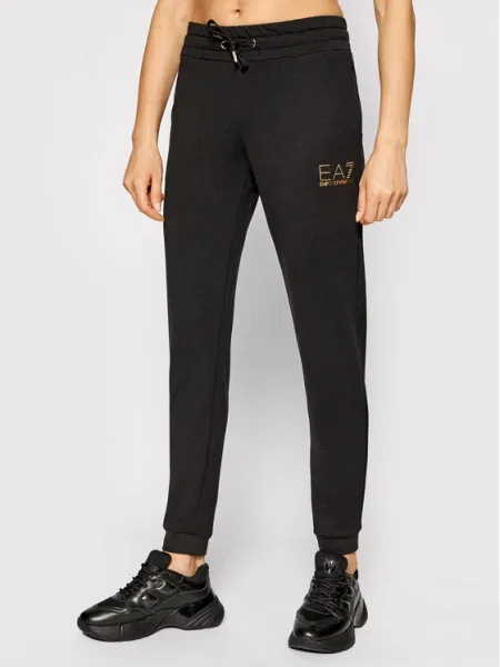 Emporio Armani Долнище анцуг черен