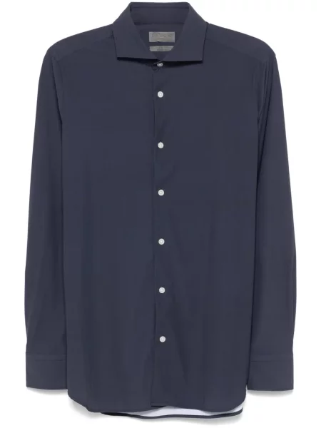 Košulja Dell'oglio na točke s printom plava