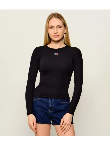 Tommy Jeans Bluză negru