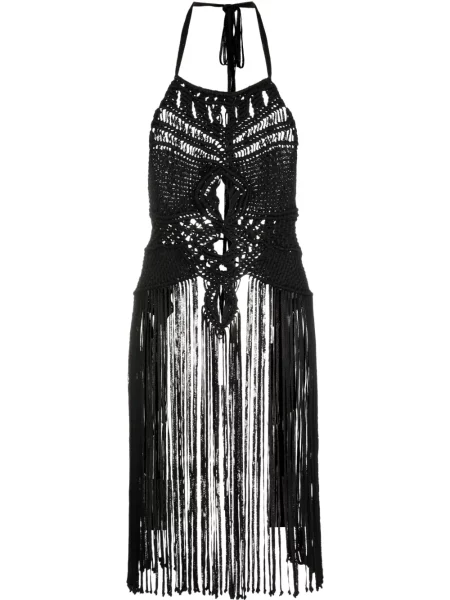 Vestă Alberta Ferretti tricotate negru