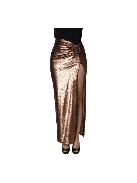 Spódnica maxi Dolce And Gabbana różowa