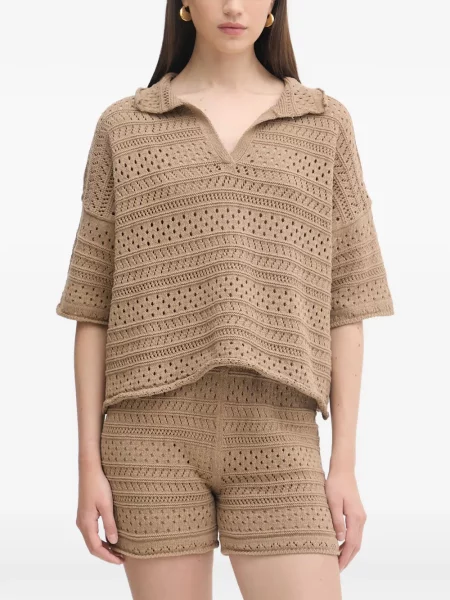 Scurt top Haveone tricotate