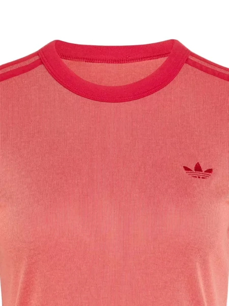 Tricou Adidas cu guler de stand-up din piele de căprioară alergare albastru