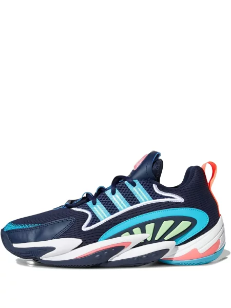 Geacă bomber Adidas tricotate albastru