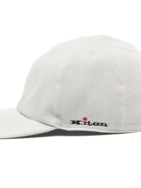 Șapcă Kiton cu broderie gri
