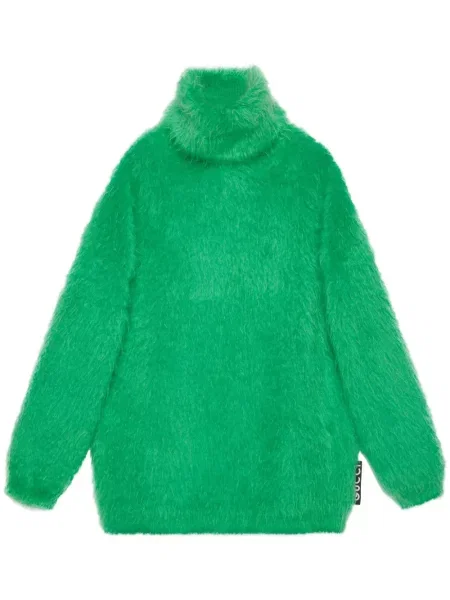 Rochie Gucci de mohair de costum verde