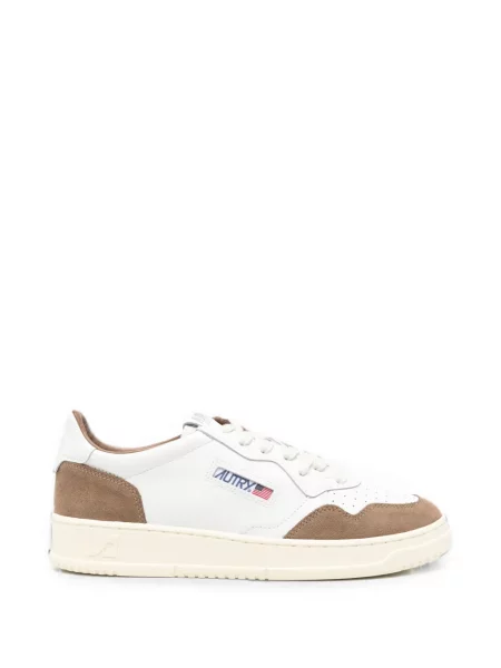 Sneakerși Autry cu autograf alb