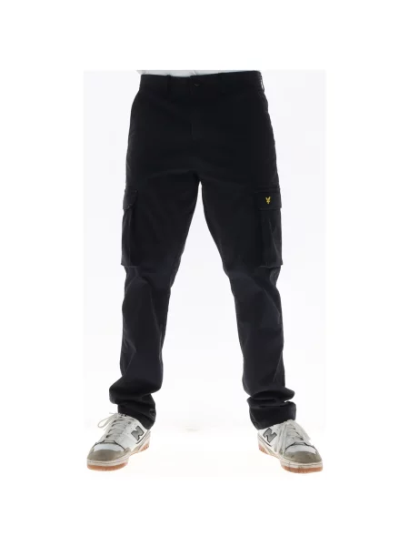 Pantaloni chino Lyle & Scott negru