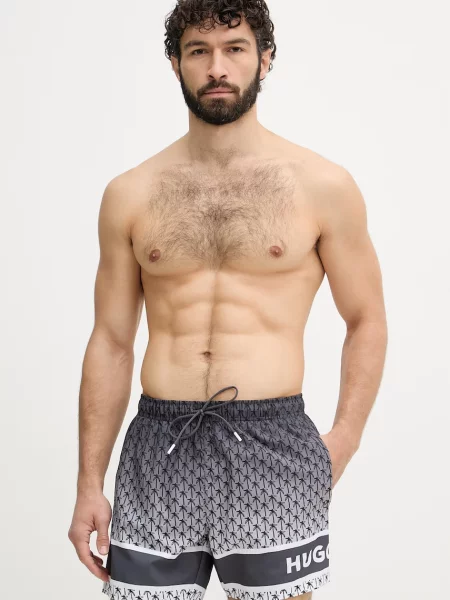 HUGO σορτς μαγιό Ανδρικά PALMS_SWIM_SHORTS