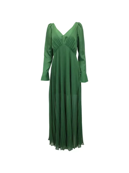 Rochie Self-portrait cu decolteu în V verde