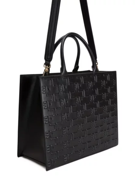 Geantă shopper Elisabetta Franchi negru