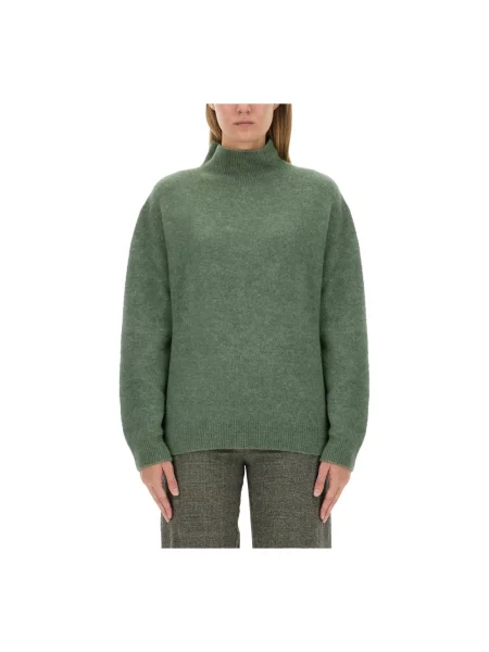 Sweter Alysi wełniany zielony