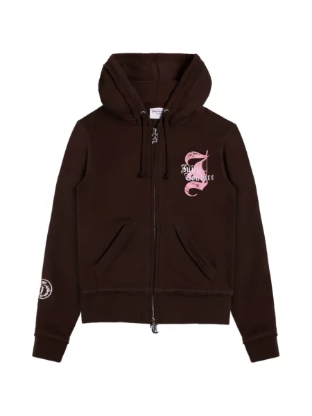 Hanorac cu glugă Juicy Couture maro