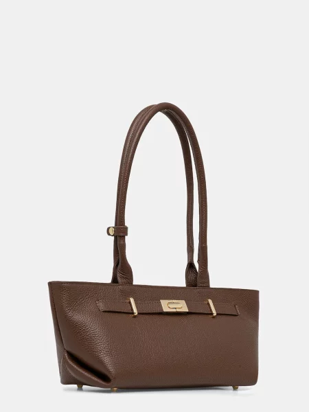 Шкіряна сумочка Answear.LAB коричневий