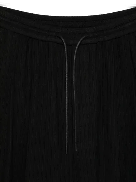 Žebrované stahovací šňůrka kraťasy Juun.j černé