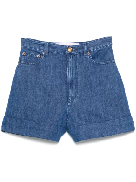 Szorty jeansowe Valentino Garavani niebieskie