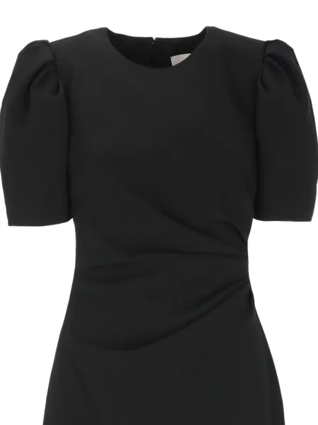 Rochie midi Carolina Herrera drapată negru