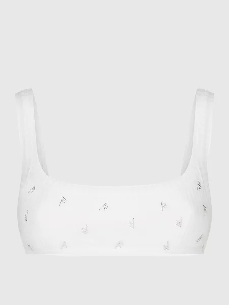 Топ з кристалами The Attico білий