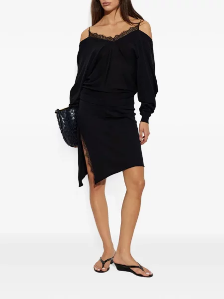 Rochie Iro asimetrică negru