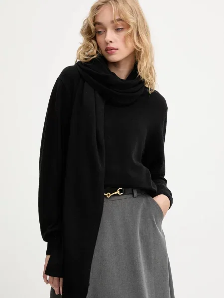 Vuneni pulover Answear.LAB lagane crna