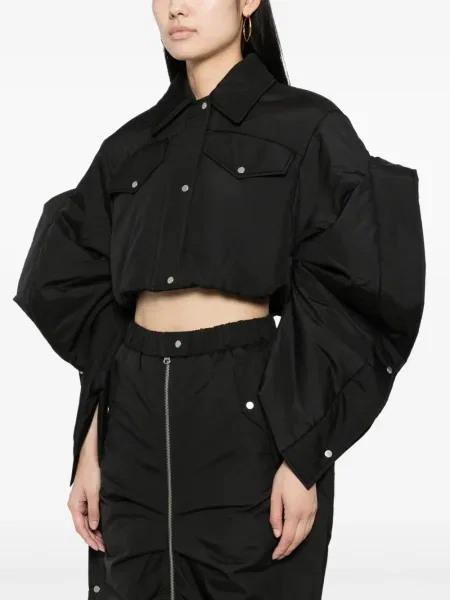 Kurtka Besfxxk o krotszym kroju ocieplana czarna