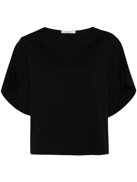 Krótka koszulka Transit czarna