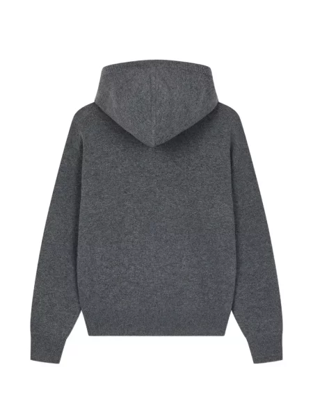 Hanorac cu glugă Tomboy cu broderie gri