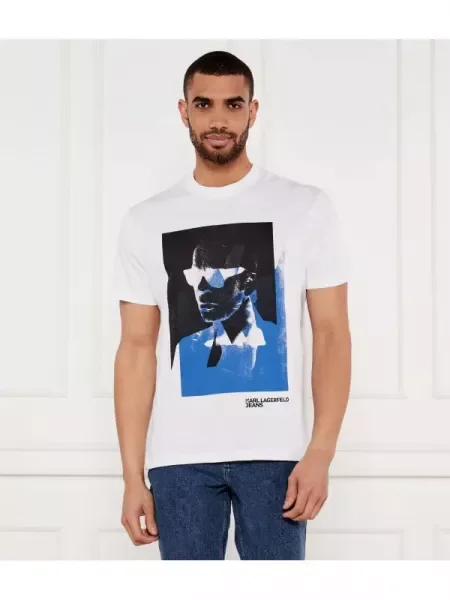 Karl Lagerfeld Jeans Póló fehér