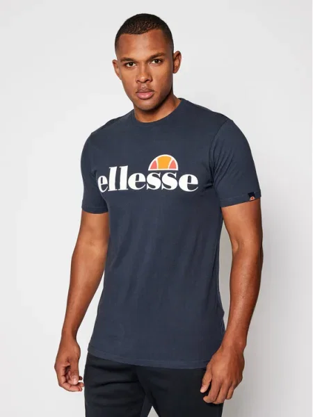 ELLESSE Tričko námornícka modrá oranžová / červená biela