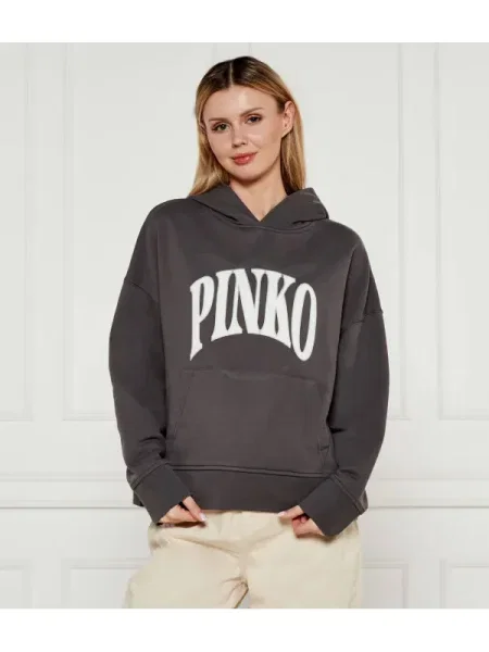 Pinko Hanorac MAKAMBA | Oversize fit gri
