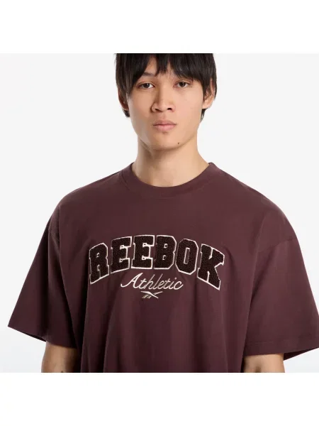 Tricou Reebok Elevated Athletic Varsity T-Shirt Dark Cocoa L