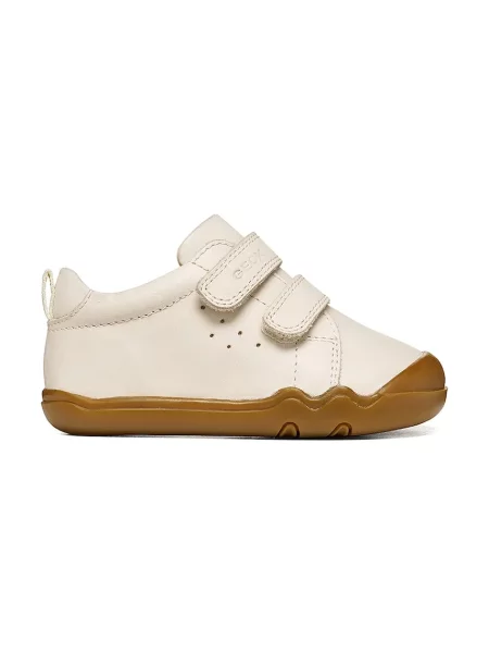Geox sneakers pentru copii din piele STEPPIEUP Barefoot bej